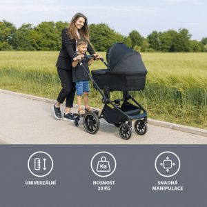 ZOPA UNIVERZALNI NASTAVAK ZA KOLICA SEGBOARD 2 - BLACK - Slika 2
