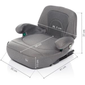 ZOPA AUTOSJEDALICA IBOOSTER I-SIZE - BORDO RED - Slika 7