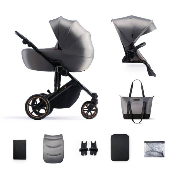 KINDERKRAFT DJEČJA KOLICA 2U1 PRIME 2 - SHADOW GREY