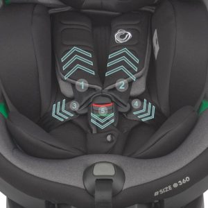 COCCOLLE MAGO I-SIZE AUTOSJEDALICA 0-36 KG ( 40-150 CM ) - JET BLACK - Slika 7
