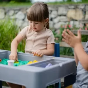 TEGA BABY SET DJEČJEG NAMJEŠTAJA ( STOL I 2 STOLICE ) TEGGI MULTIFUN - TURQUOISE/NAVY/GREY - Slika 4
