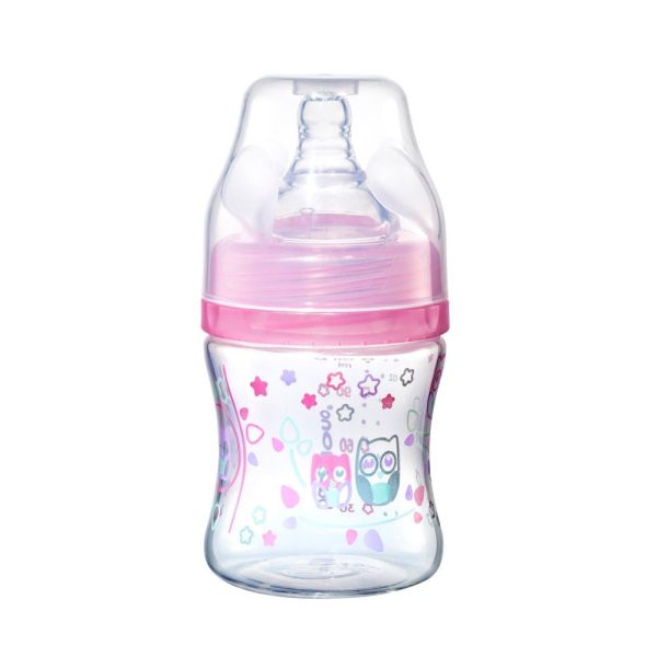 BABYONO BOČICA 120 ML ANTIKOLIK - ROZA