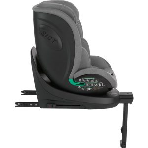 KIKKA BOO AUTOSJEDALICA 40-150 CM I-TWIST I-SIZE - DARK GREY - Slika 5