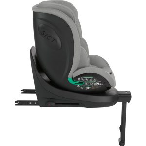 KIKKA BOO AUTOSJEDALICA 40-150 CM I-TWIST I-SIZE - LIGHT GREY - Slika 5
