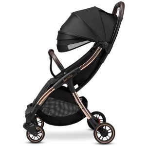 LIONELO DJEČJA KOLICA JULIE ONE ALUMINIJ TOP MODEL - CRNA/ZLATNA - Slika 5