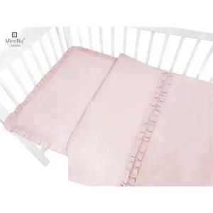 MIMINU POSTELJINA ZA BEBE 2 ELEM. - ROYAL PUDER ROZA
