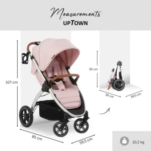 HAUCK KOLICA UPTOWN MELANGE ROSE - Slika 8
