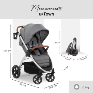 HAUCK KOLICA UPTOWN MELANGE GREY - Slika 4