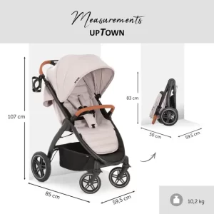 HAUCK KOLICA UPTOWN MELANGE BEIGE - Slika 8