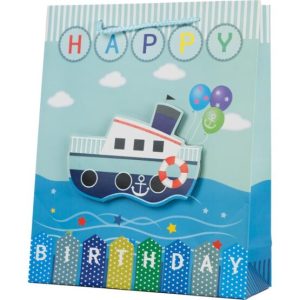 POKLON VREĆICA HAPPY BIRTHDAY - VOZILA - Slika 2