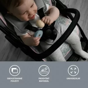 ZOPA ZRAČNI UNIVERZALNI UMETAK ZA KOLICA BREEZE - JUNGLE PINK - Slika 4
