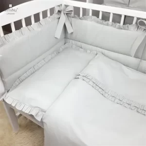 MIMINU POSTELJINA SET 5 ELEM. ROYAL GREY - Slika 2
