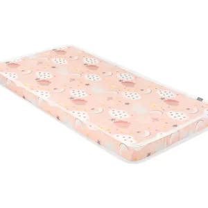 KIKKA BOO MADRAC FANTASIA 60X120X7 CM - CLOUDS PEACH