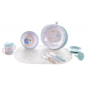 JANE SET ZA HRANJENJE OD 9 DIJELOVA - LAZULI BLUE