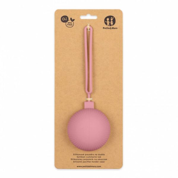 PETITE&MARS SILIKONSKA KUTIJICA ZA DUDU - DUSTY ROSE