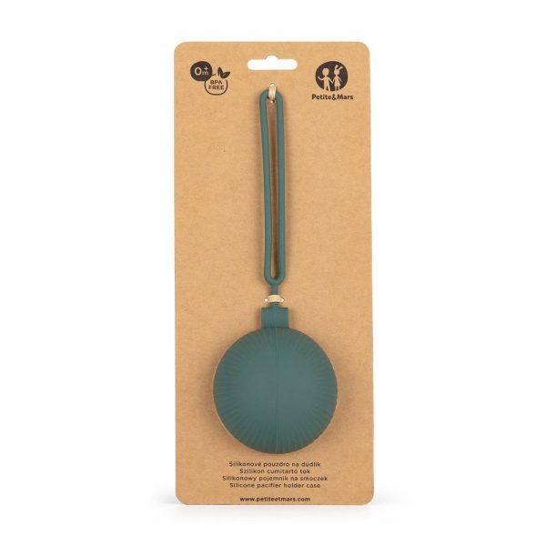 PETITE&MARS SILIKONSKA KUTIJICA ZA DUDU - MISTY GREEN