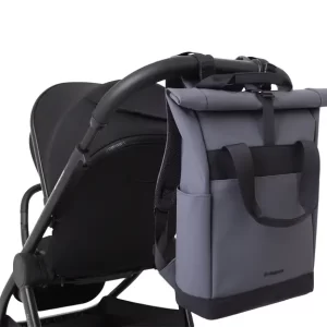 KIKKA BOO TORBA/RUKSAK CERISE - GREY - Slika 4