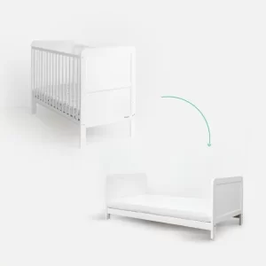 WOODIES KREVETIĆ 2U1 CLASSIC COT 70X140 CM - WHITE