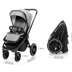 ZOPA KOLICA MOVE CROSS 3 - METAL GREY - Slika 3