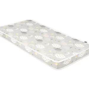 KIKKA BOO MADRAC FANTASIA 60X120X7 CM - CLOUDS GREY