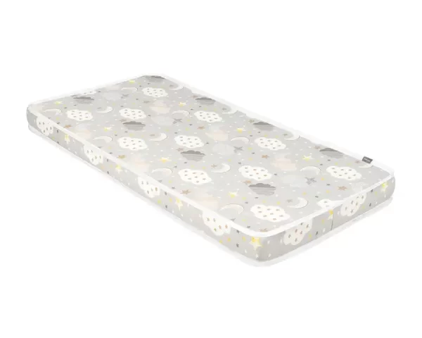 KIKKA BOO MADRAC FANTASIA 60X120X7 CM - CLOUDS GREY