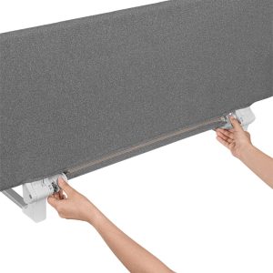 LIONELO ZAŠTITNA OGRADA ZA KREVET LORA 105X45 CM - GREY STONE - Slika 4