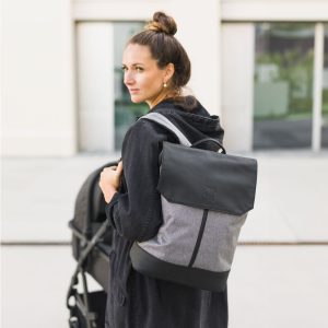 FILLIKID TORBA/RUKSAK ZA PELENE OSAKA - SIVA MELANGE - Slika 12