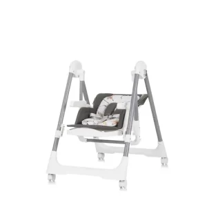 CHIPOLINO HRANILICA/LEŽALJKA 2U1 MILK SHAKE - ASH GREY - Slika 2