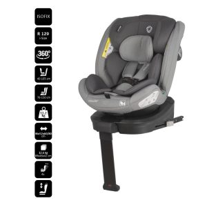 COCCOLLE SIDRA I-SIZE AUTOSJEDALICA 40-150 CM - MOONLIT GREY - Slika 4