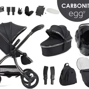 egg3® dječja kolica 12u1 - Carbonite