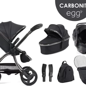 egg3® dječja kolica 6u1 - Carbonite
