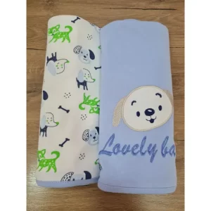 Lagani Prekrivač za bebe 2/1 Plavi