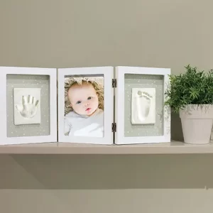 Dooky Happy Hands Baby print trostrukim okvirom i otiskom White