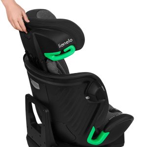 Lionelo autosjedalica Harmony i-Size 0-36 kg (40-150 cm) 360, Graphite Leather - Slika 7