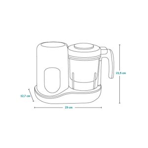 Lionelo BabyMenu Cooker 5u1 uređaj za pripremu hrane - Slika 11
