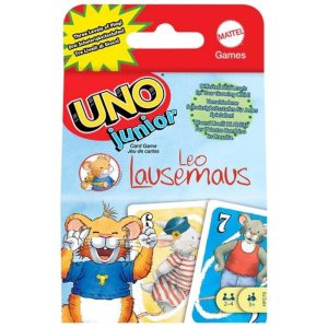 UNO junior karte Leo Lausemaus