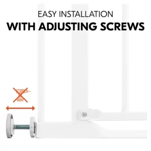 Hauck zaštitna ograda Clear Step 2 Set (75 - 80 cm) + 21 cm produžetak Bijela - Slika 6