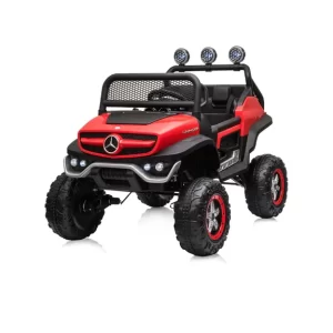 Mercedes auto na akumulator OffRoad Unimog Red