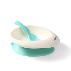 BabyOno Posuda za hranjenje sa žlicom, mint