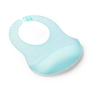 BabyOno Silikonski podbradak ultrathin 6 m+, plava - Slika 2