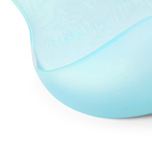 BabyOno Silikonski podbradak ultrathin 6 m+, plava - Slika 3