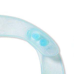 BabyOno Silikonski podbradak ultrathin 6 m+, plava - Slika 4