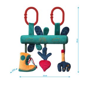 BabyOno Viseća edukativna igračka Garden boy - Slika 7