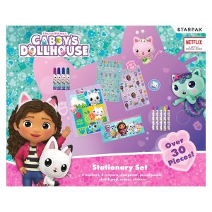 Umjetnički set s naljepnicama Gabby’s Dollhouse