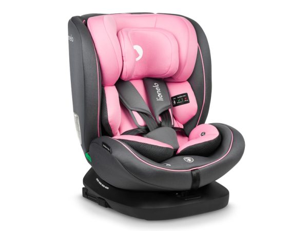 Lionelo i-Size autosjedalica Bastiaan, ISOFIX-360, 40-150cm, roza + ORGANIZATOR