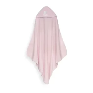 InterBaby Set ručnik s kapuljačom + podbradak Slonić Roza - Slika 4