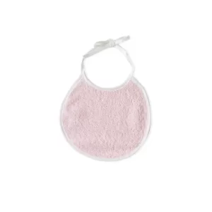 InterBaby Set ručnik s kapuljačom + podbradak Slonić Roza - Slika 3