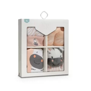 Set za bebe InterBaby Zebra roza - Slika 6