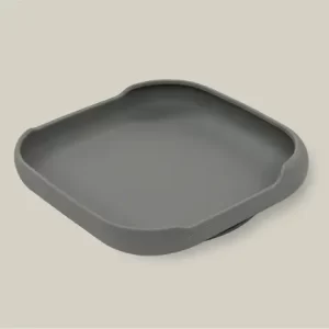 InterBaby silikonski tanjur s vakuumskom podlogom Petrol Grey - Slika 3