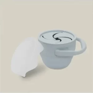 InterBaby sklopivi silikonski držač za grickalice Blue Grey - Slika 3